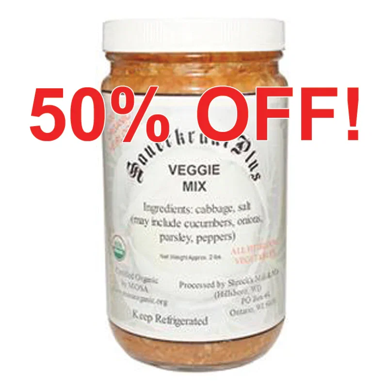 Image of Raw Sauerkraut Plus Veggie Mix - 2 lbs.