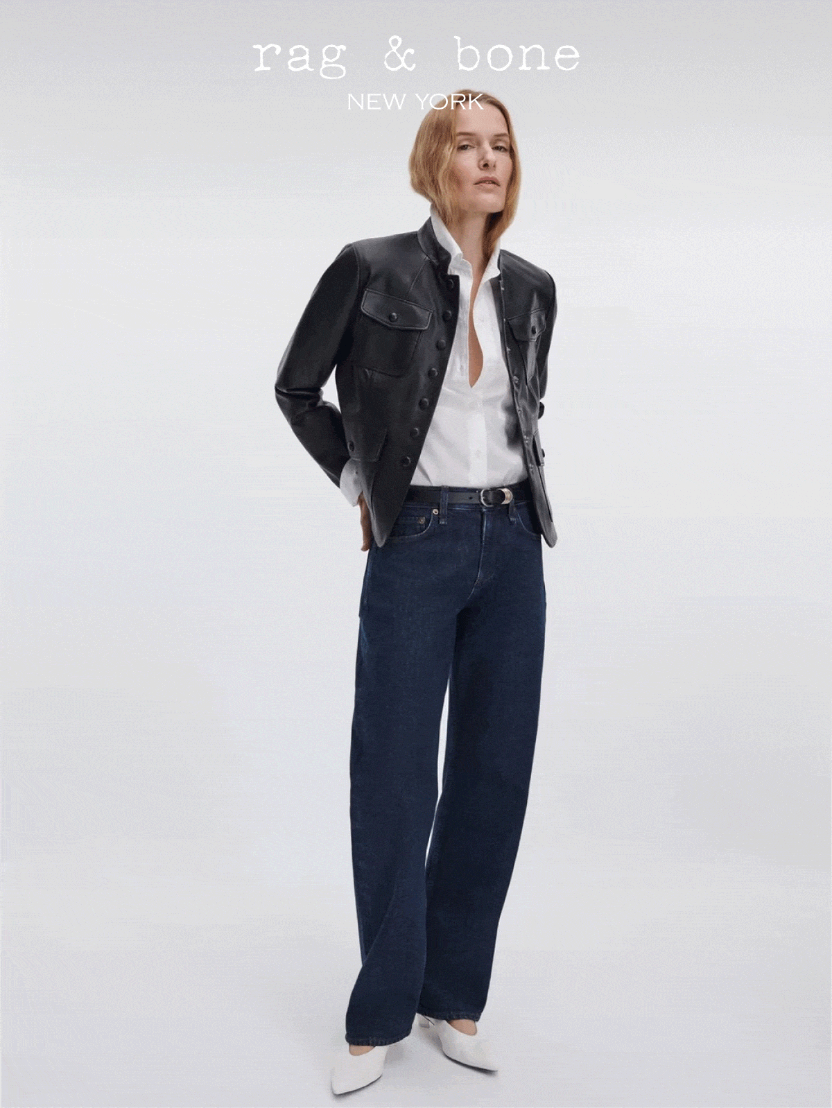 Willa is, technically, a barrel jean, but the barrel is barely there. The tapered curved leg is much more subtle, creating a gentle arc from hip to ankle. Think of it as a relaxed fit with a sense of direction.