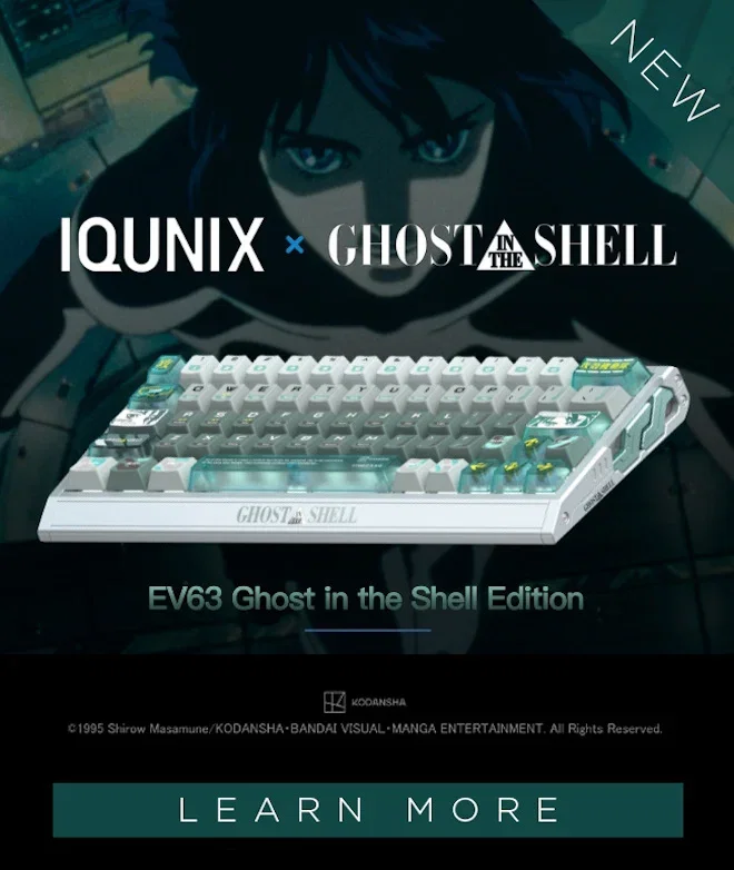 NEW IQUNIX Ghost Shell