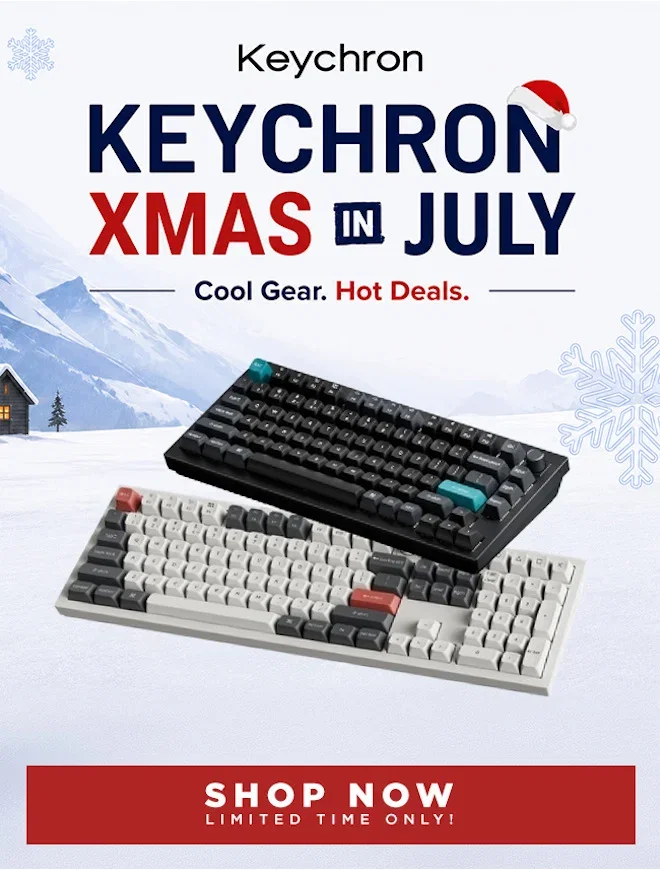 SALE Keychron Christmas in July