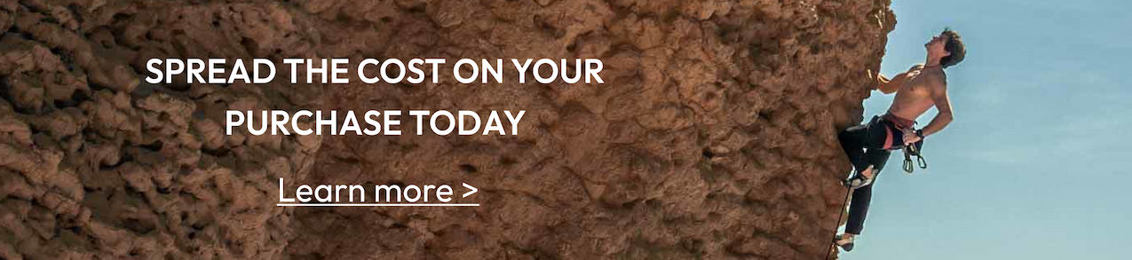 Spread the cost on your purchase today. Learn More >
