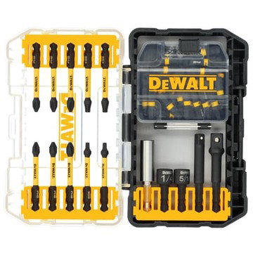 DEWALT FLEXTORQ Screwdriving Bit Set, 43-Pc., Impact Ready, 1/4in. Hex, Model# DWAFT43SET