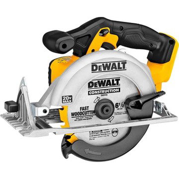 DEWALT 20V Cordless Circular Saw, Tool Only, 6-1/2in., Model# DCS391B