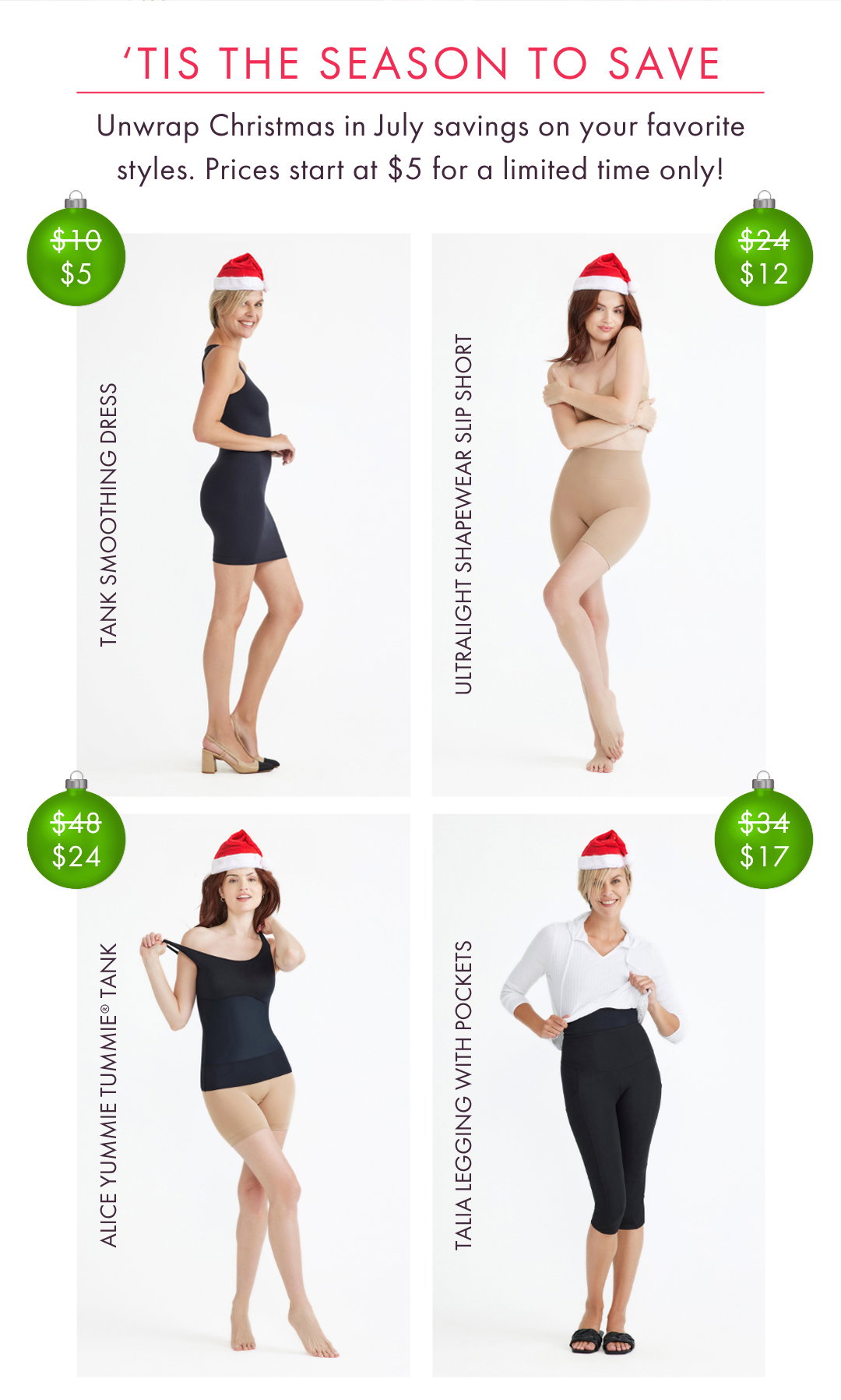 'TIS THE SEASON TO SAVE