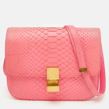 Neon Pink Python Classic Box F