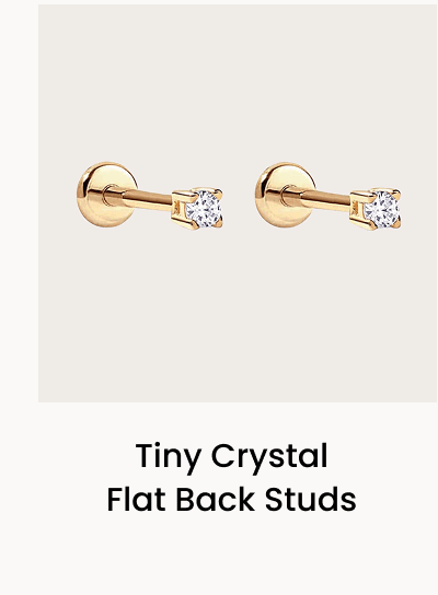 Tiny Crystal Flat Back Studs 