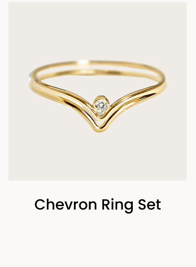 Chevron Ring Set 