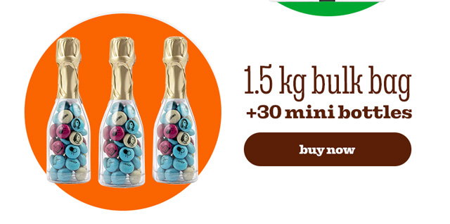 1.5 KG BULK BAG + 30 MINI BOTTLES