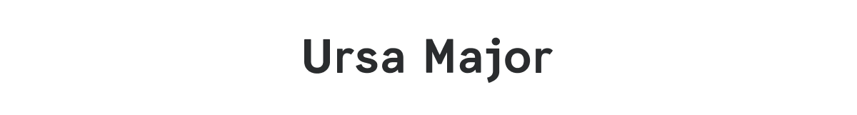 Ursa Major