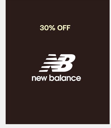 30% Off Winter Wardrobe - New Balance