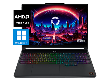 Ordenador portátil Gaming Lenovo Legion 5 15AHP11, AMD Ryzen 7-250, 16GB RAM, 1TB SSD, NVIDIA GeForce RTX 5060, Windows 11 Home, 15.3