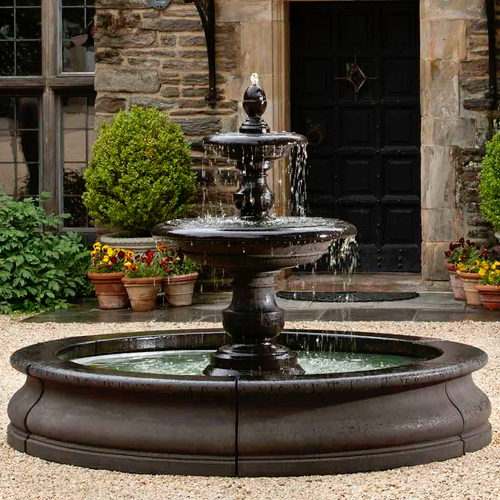 Caterina Fountain in Basin By Campania International