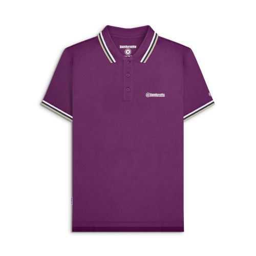 Image of Winter Bloom Triple Tipped Polo Shirt