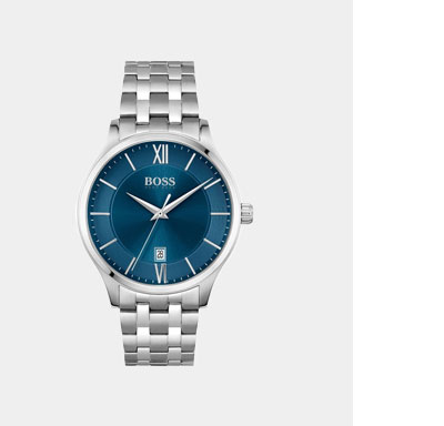 BOSS Elite Watch - Silver/Blue