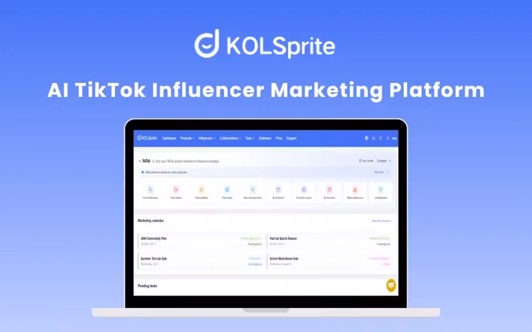 KOLSprite – Grow Your TikTok Business with AI Influencer Discovery