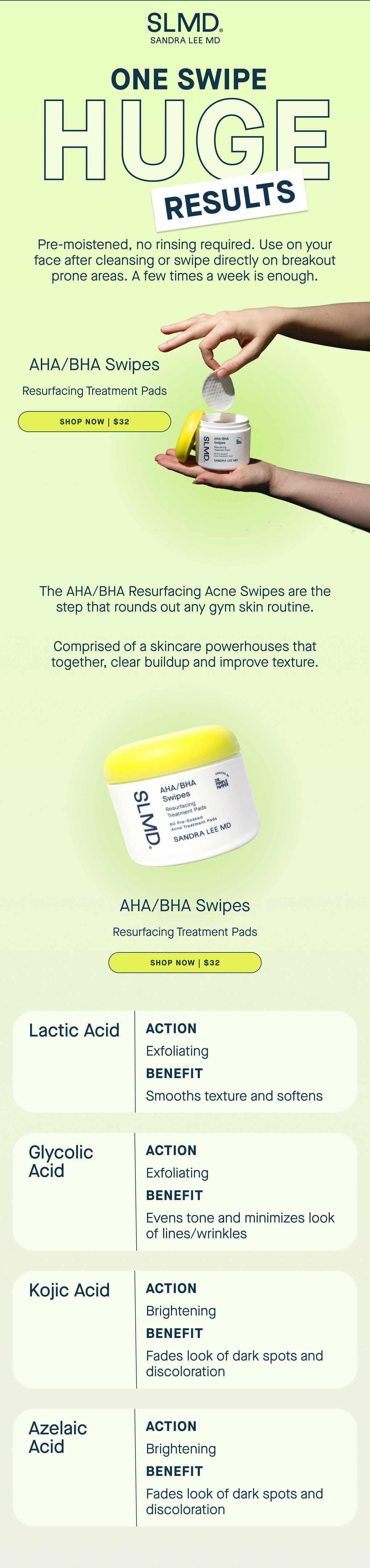 Shop AHA/BHA Swipes