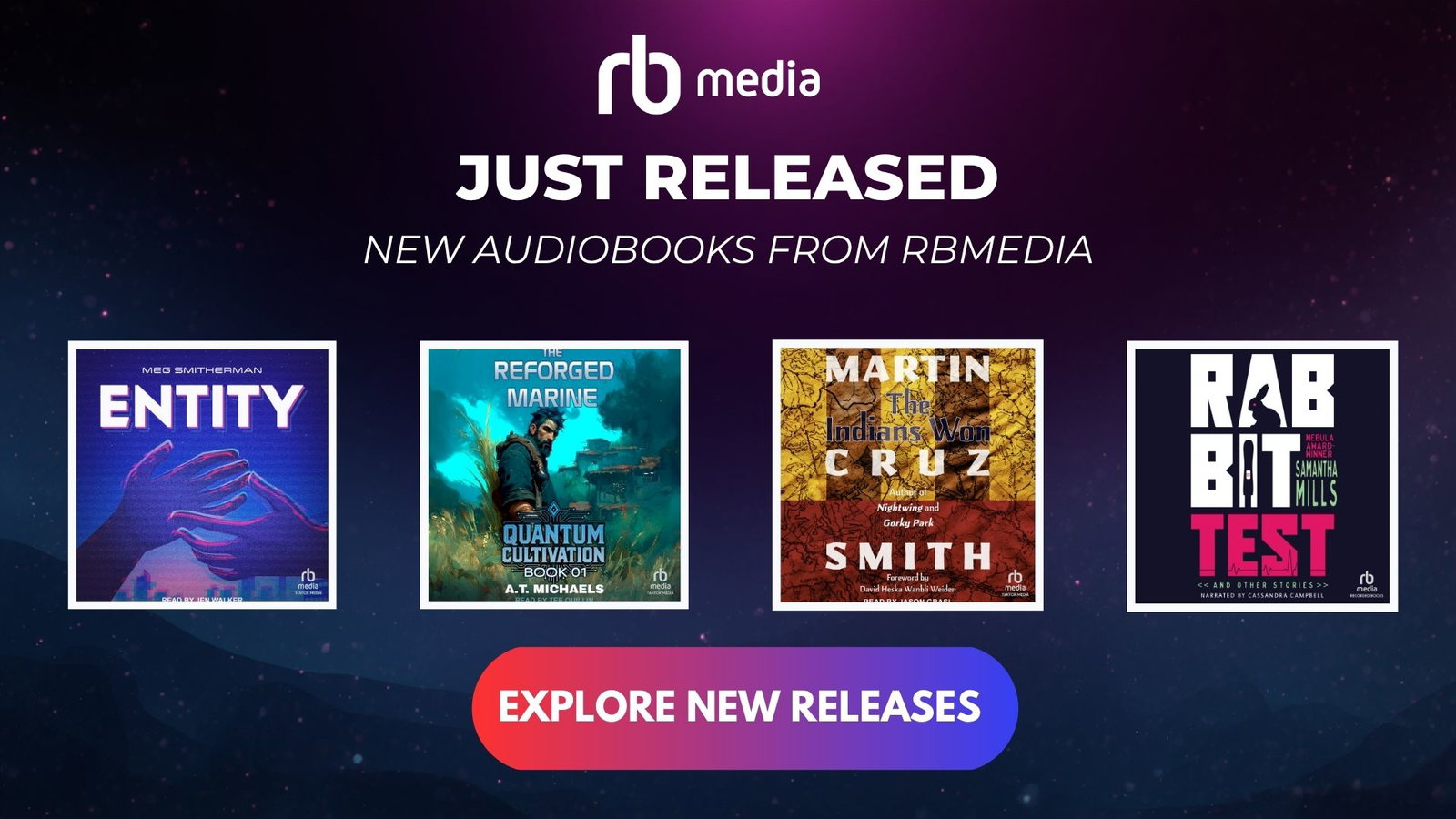 New Audiobooks from RBmedia!
