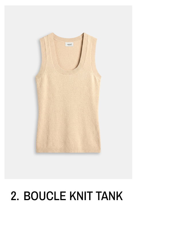 Boucle Knit Tank