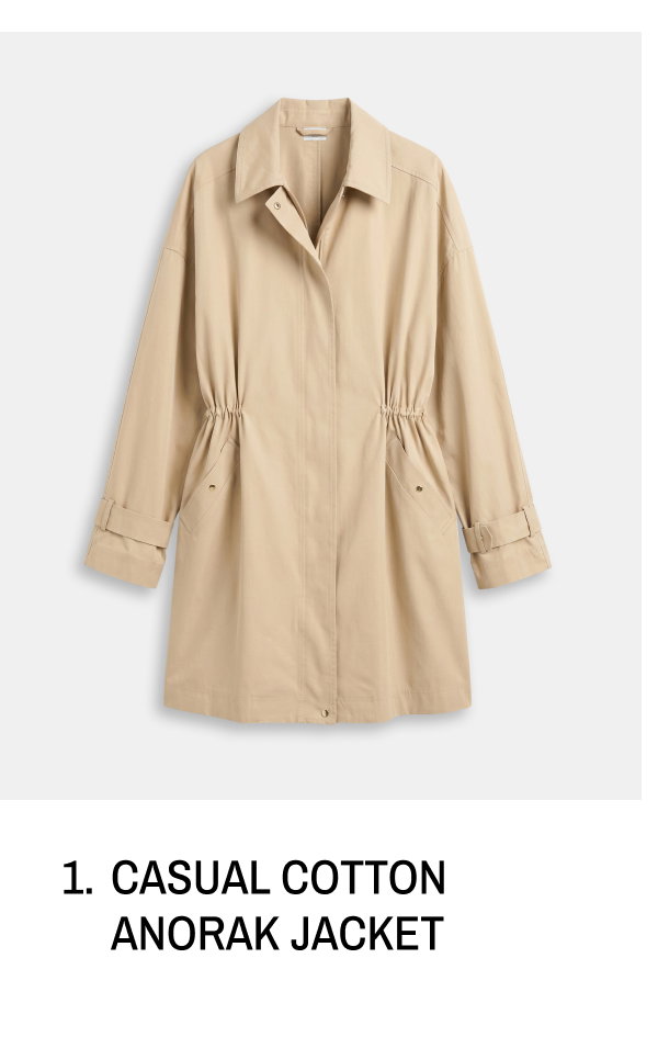 Casual Cotton Anorak Jacket