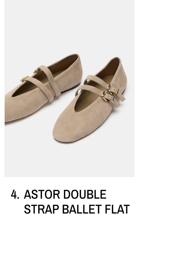 Astor Double Strap Ballet Flat
