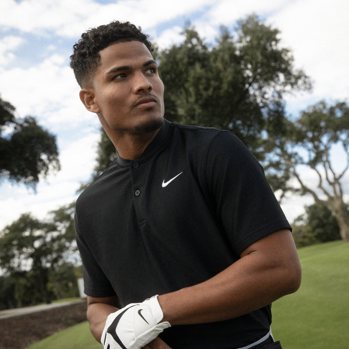 Man modelling Golf Polo