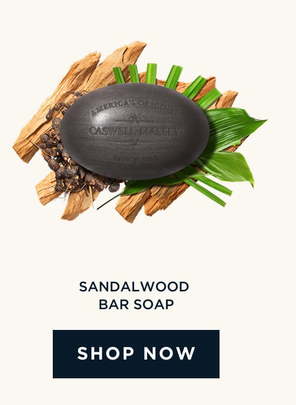SANDALWOOD BAR SOAP  SHOP NOW ]