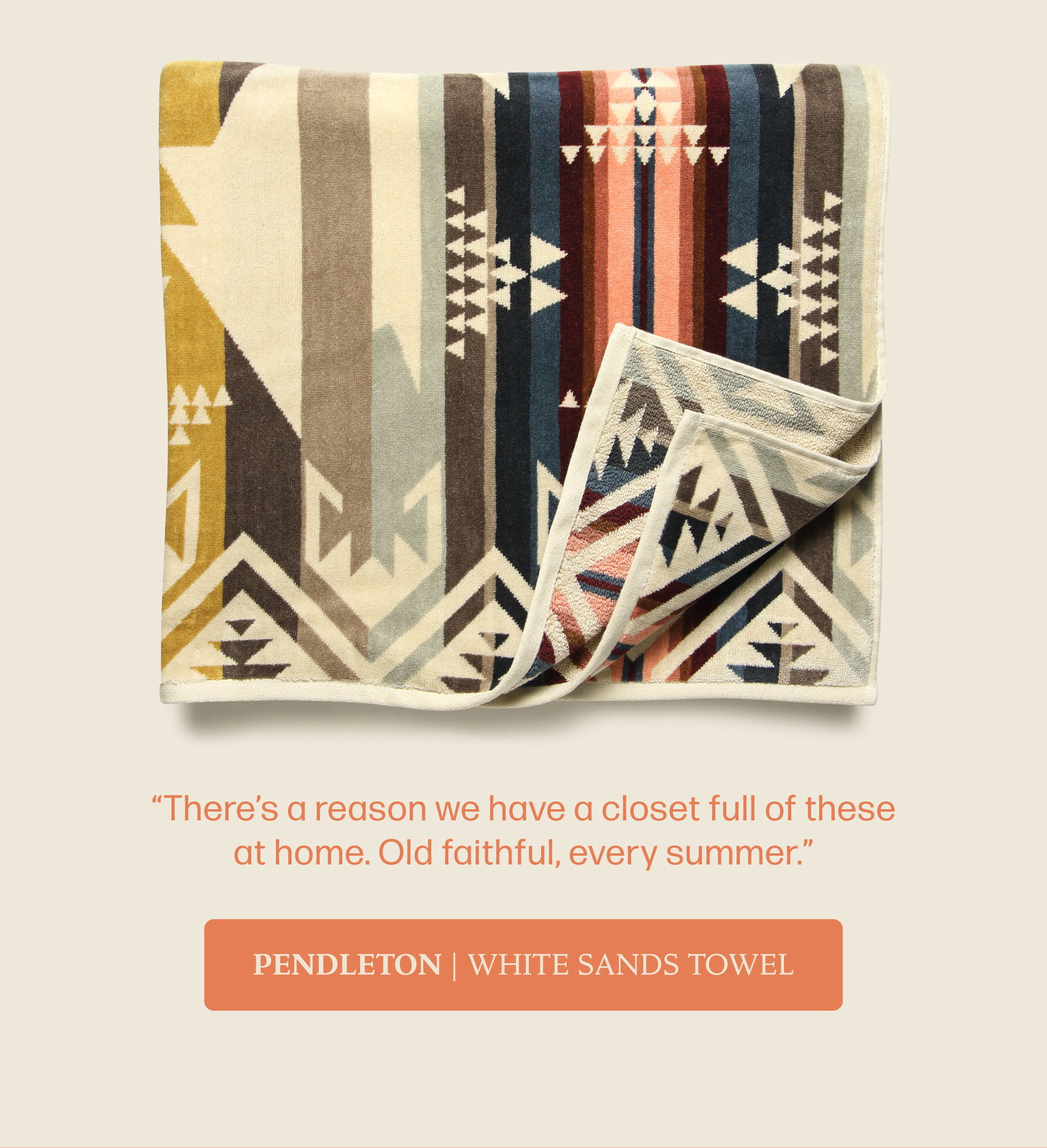 Pendleton White Sands Towel