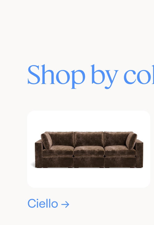 Shop by collection. Ciello.