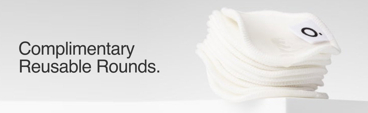 Receive complimentary reusable rounds with purchase of Glycolic Acid 7% Exfoliating Toner.