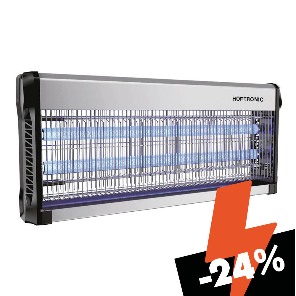 LED mosquito lamp - 16W - UV insect lamp - 3500V - Suitable for 150m² - IP20 for indoor use 