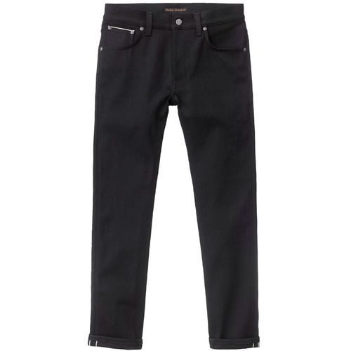 Nudie Jeans Lean Dean Dry Selvage Jeans - Black