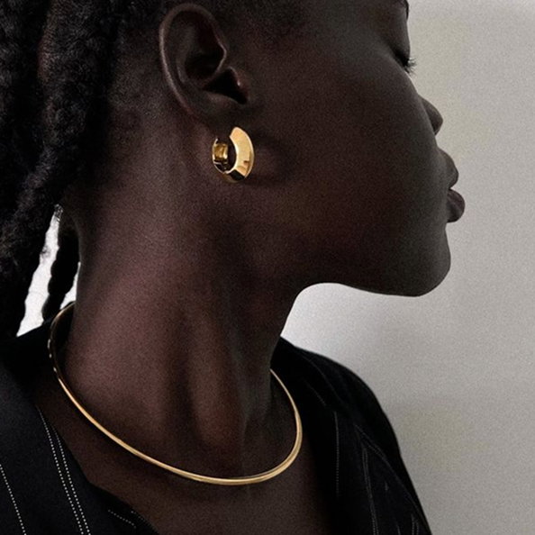 dane collar in gold