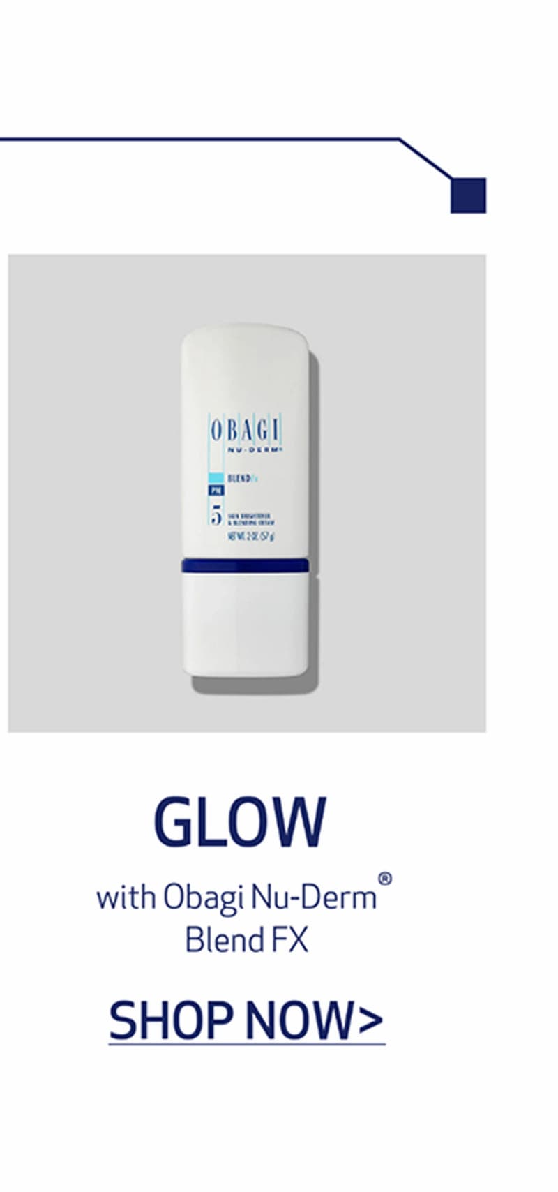 GLOW. shop now.