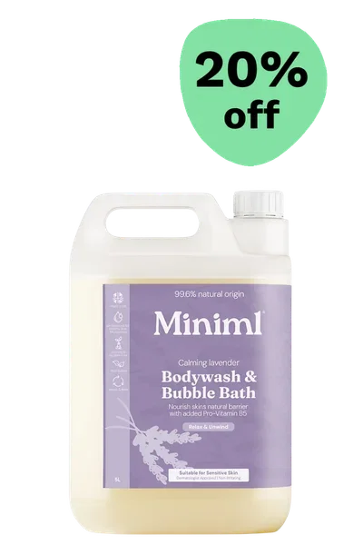 Calming Lavender Body Wash & Bubble Bath 5 litres