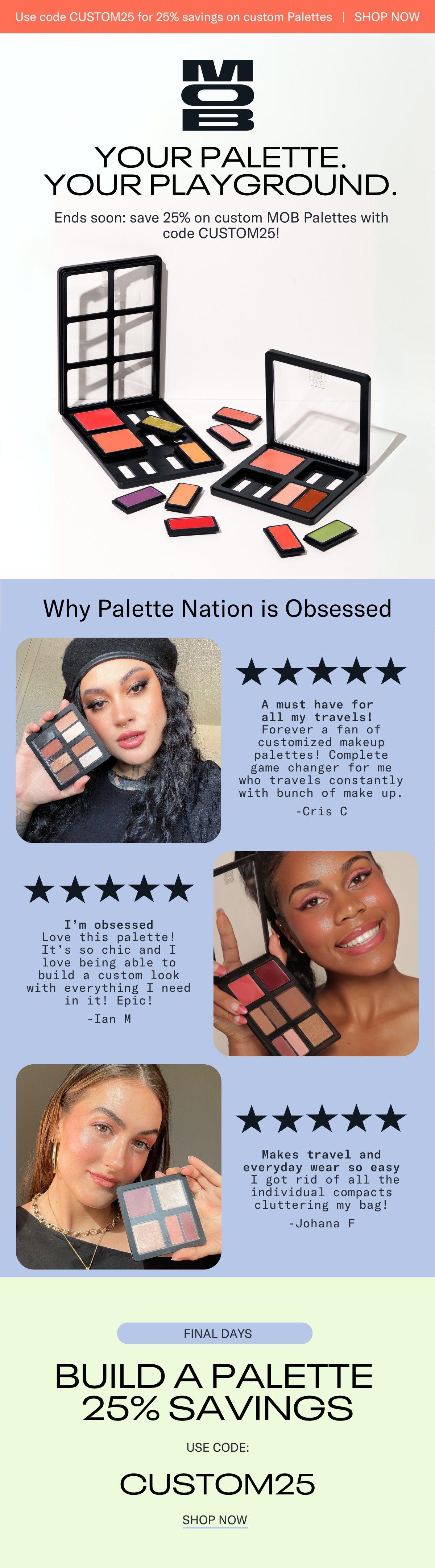 MOB Build a palette