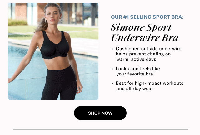 Shop Simone Sport Underwire Bra