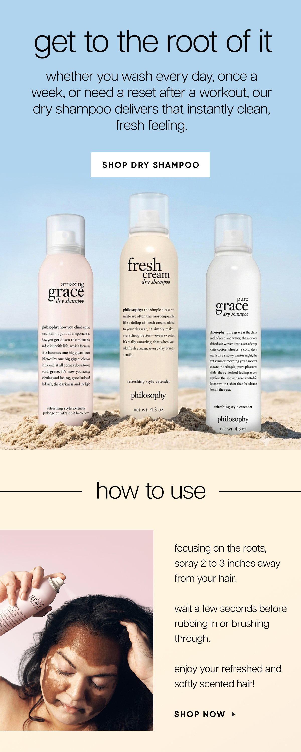 dry shampoo