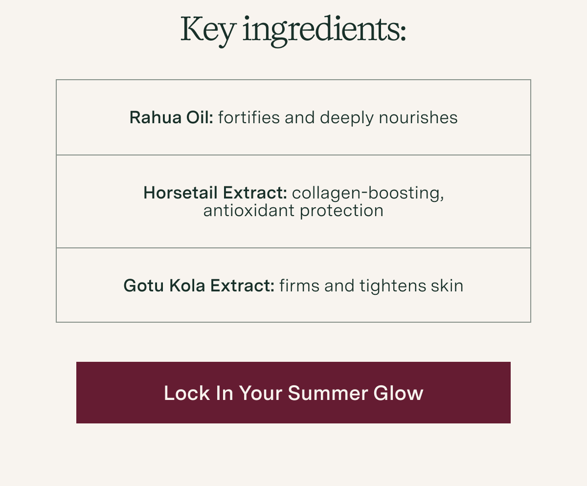 Lock in your Summer Glow