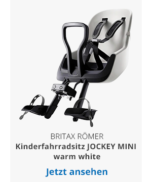 Britax Römer  Kinderfahrradsitz JOCKEY MINI warm white