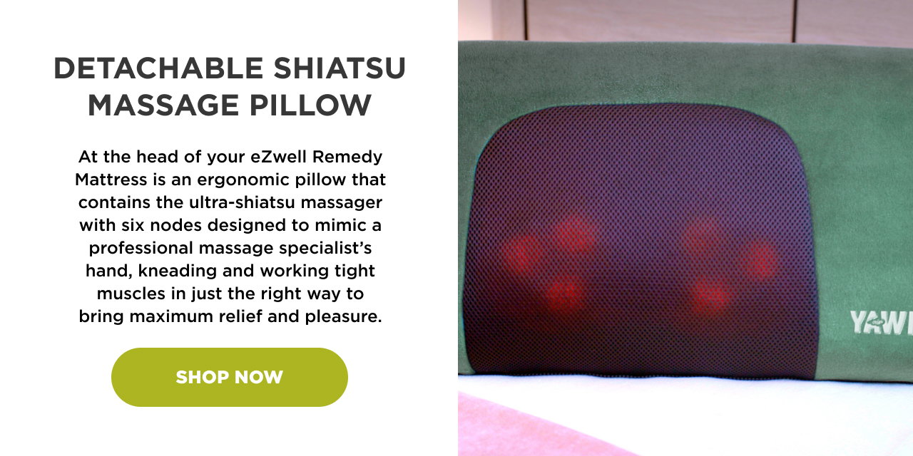 eZwell 3-in-1 Massage System Mattress