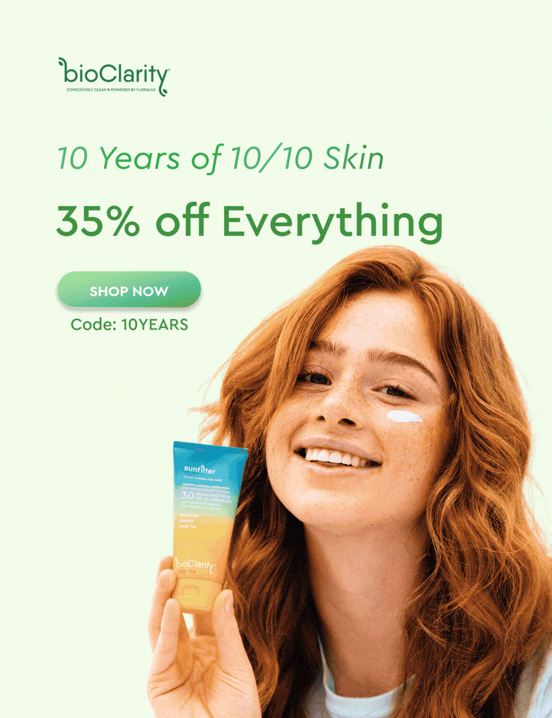 10 Years of 10/10 Skin! 35% off Everything - Shop Now Code: 10YEARS