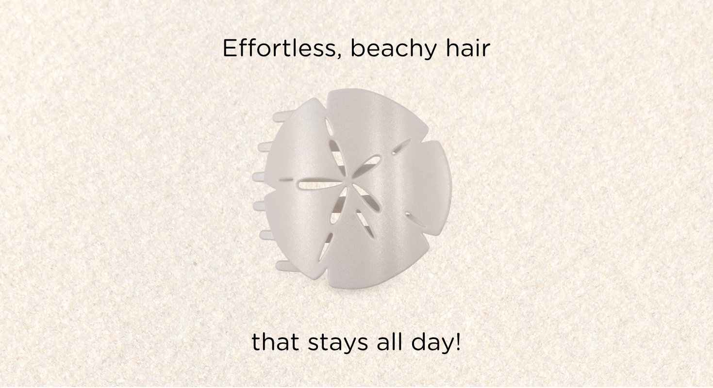 TELETIES Sand Dollar Flat Clip