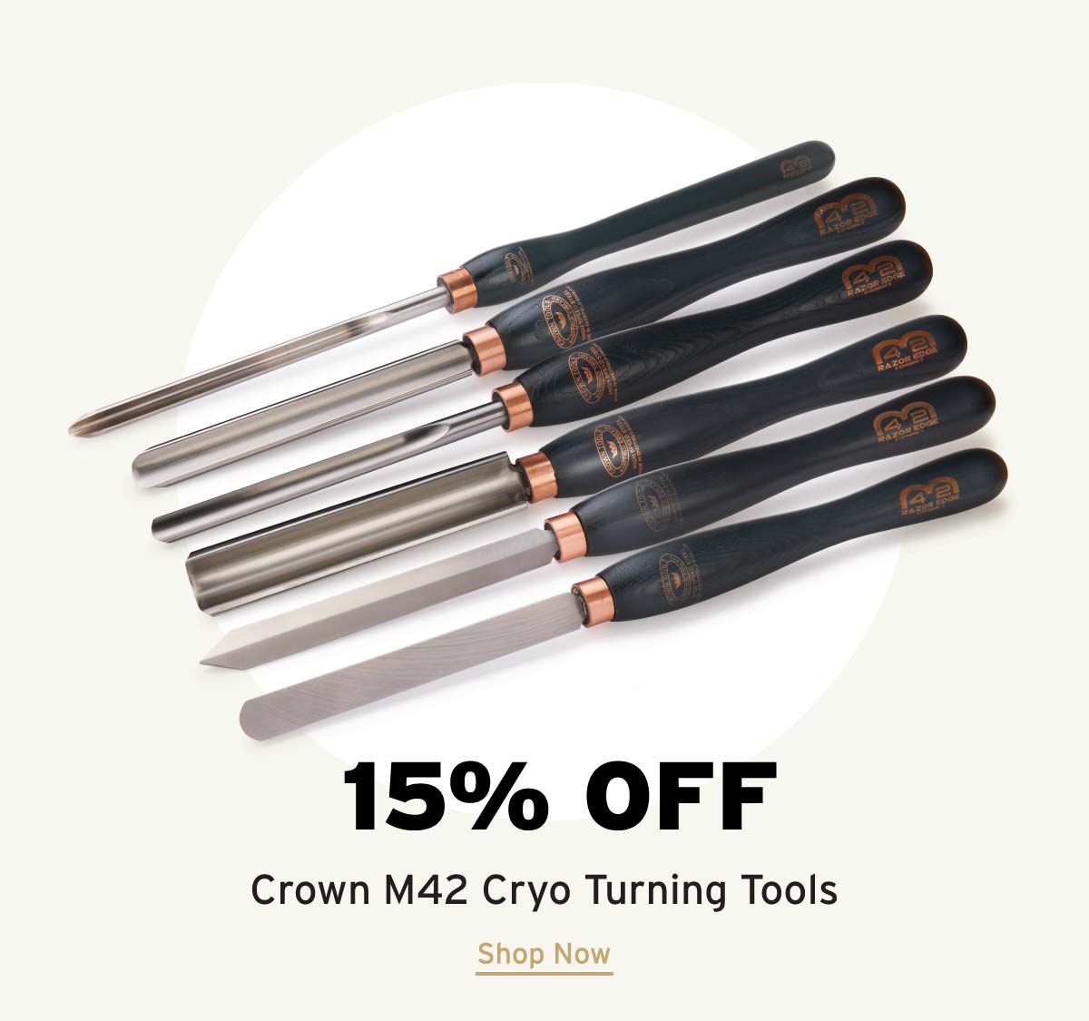 15% Off Crown M42 Cryo Turning Tools