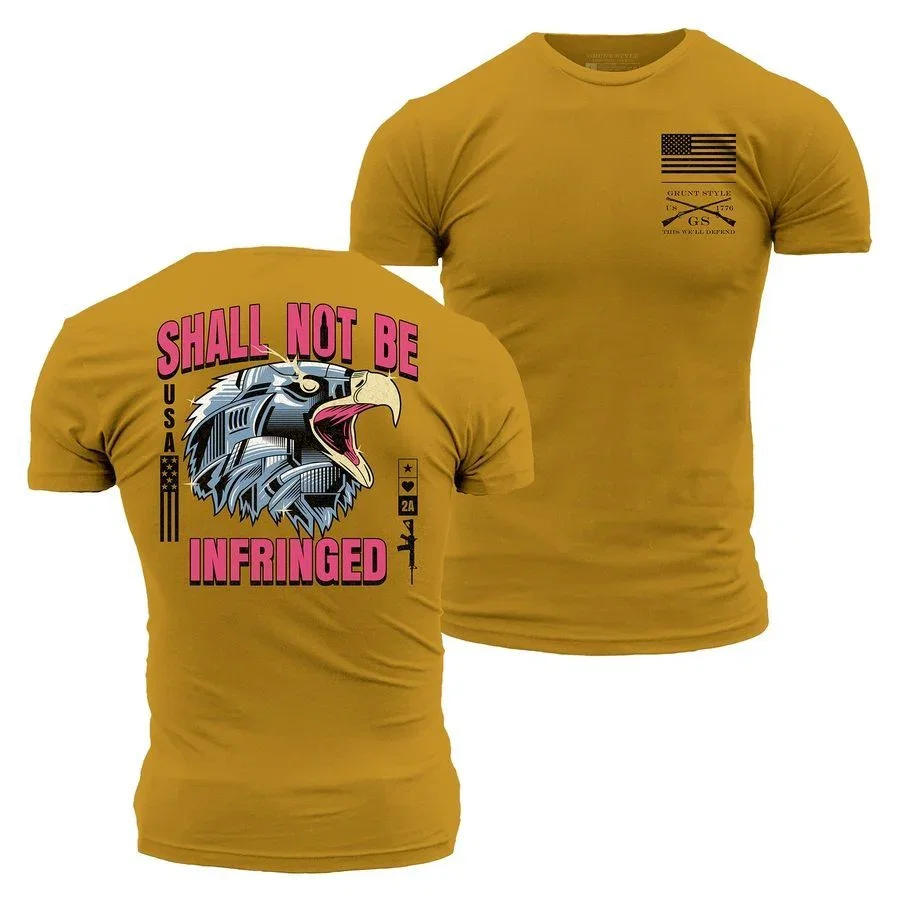 Image of Steel Eagle T-Shirt - Gold