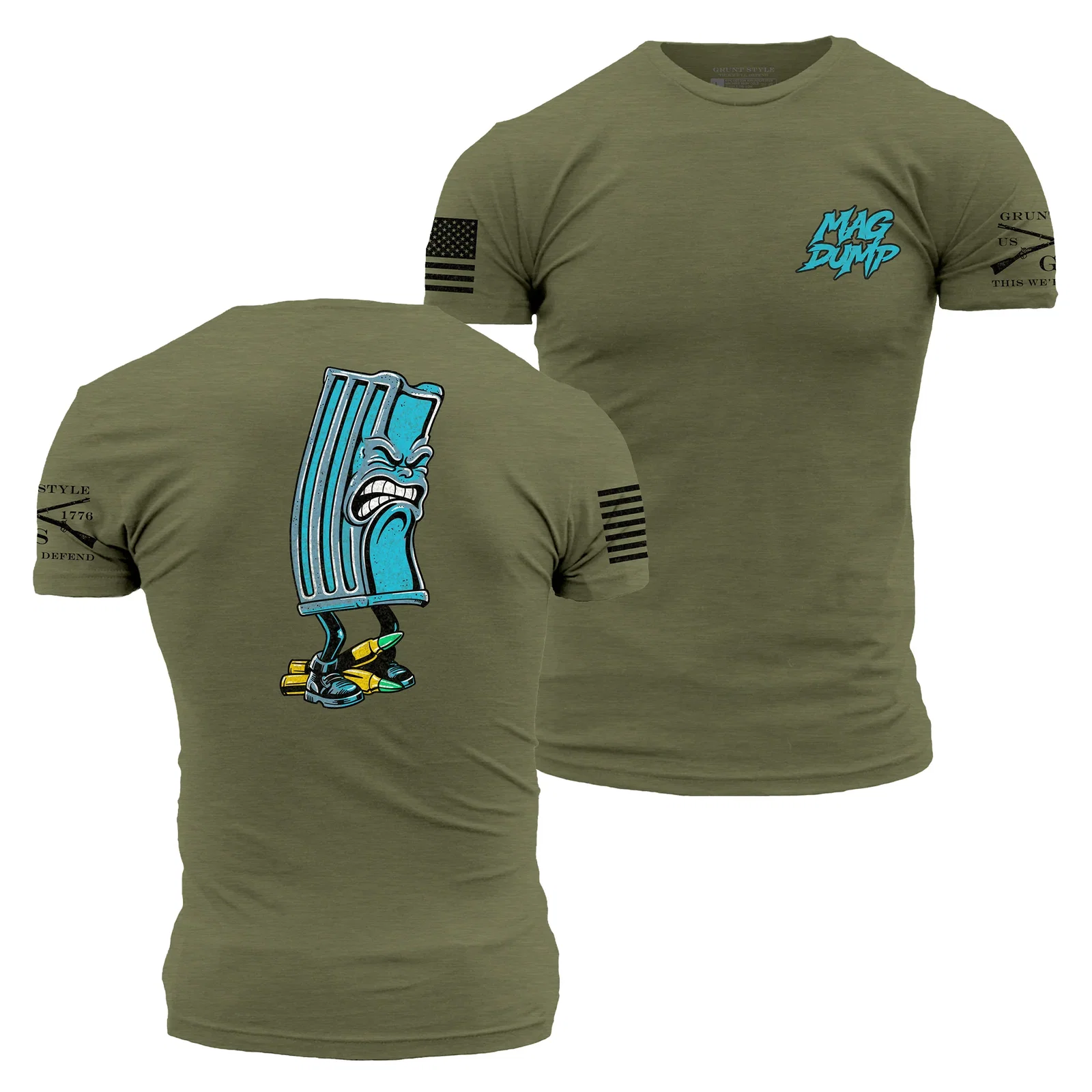 Image of Mag Dump T-Shirt - Military Green