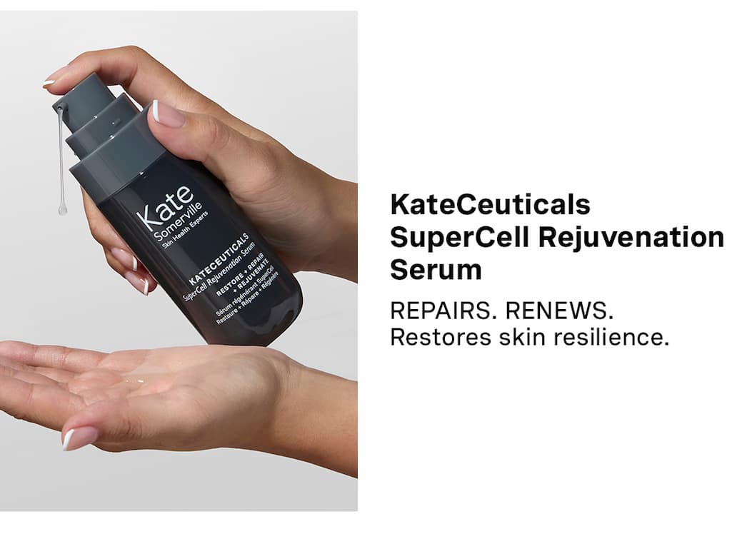 KateCeuticals SuperCell Rejuvenation Serum  Repairs. Renews. Restores skin resilience. 