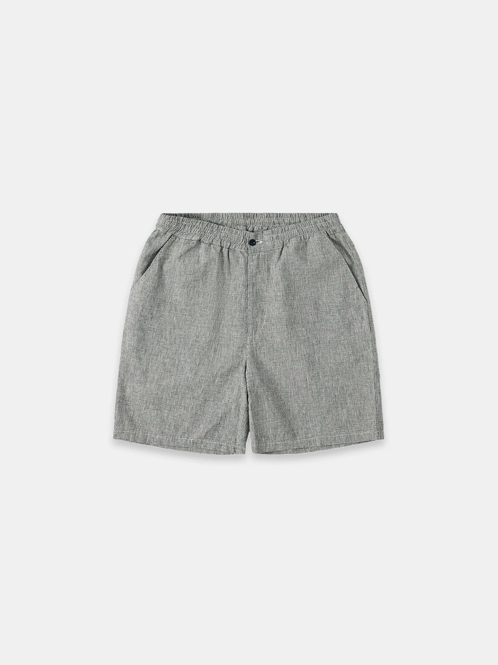 Image of Houndstooth Standed Short in Black & Ecru