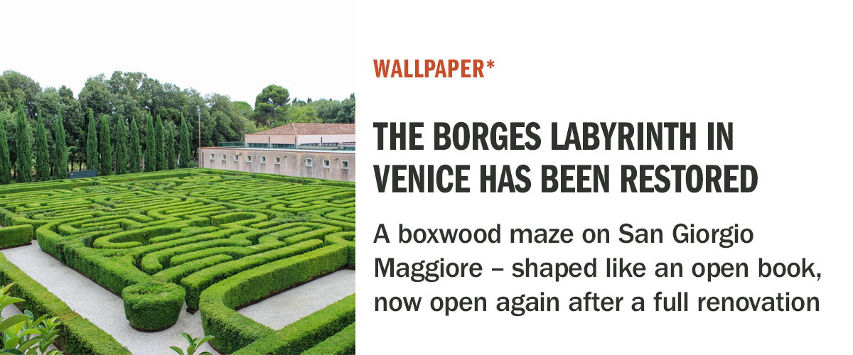 Detours | The newly restored Borges Labyrinth in Venice reopens to the public | Wallpaper*