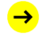 Icon gelb mit schwarzem Pfeil