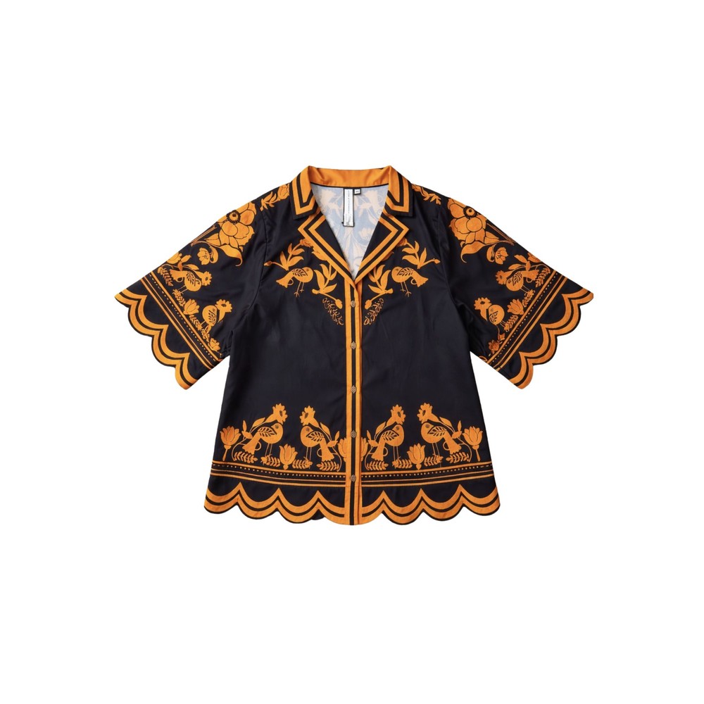 Image of Visayas Shirt - Midnight & Yellow